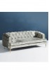 Simon Buttoned 3 Seater Sofa - Floor Model *DUSKY BLUE* 